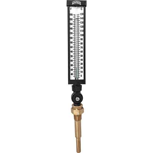 Industrial thermometer outlet