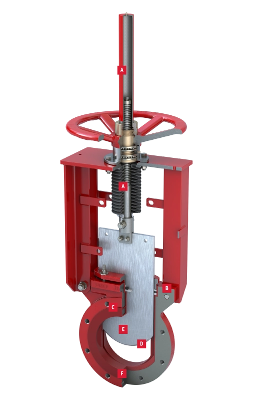 Bray 746HP Bidirectional Polyurethane Lined Knife Gate Valve